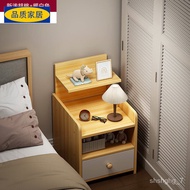 HY/JD Eco Ikea【Official direct sales】Bedside Table with BooklSimple Modern Home Bedroom Bedside Cabinet Heightened Bookl