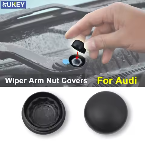2X Car Front Windscreen Wiper Arm Nut Cap Bolt Cover For Audi A1 A2 A4 B5 B6 B7 B8 A6 C4 C5 C6 C7 Q3