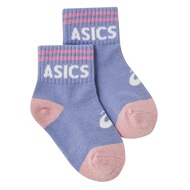 ASICS 亞瑟士 兒童款中筒襪 3034A110-500  紫粉色  S  1雙