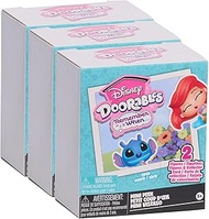 Just Play Disney Doorables Once Upon a Time Mini Peek 3-Pack, 1.5-inch Collectible Mini Toy Figures,