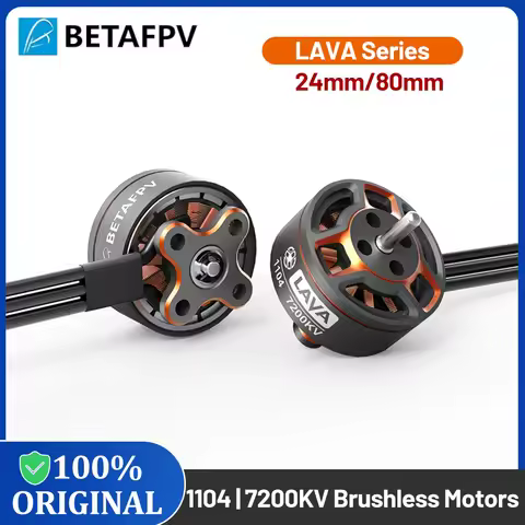 BETAFPV LAVA Series 1104 7200KV Brushless Motors 24mm/80mm 1.5mm Shaft for 2218 Propeller for Pavo20
