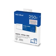 Wd SSD BLUE 250gb M.2 NVME SN570 Pcie Gen3