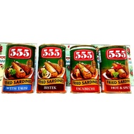 555 FRIED SARDINES 155G