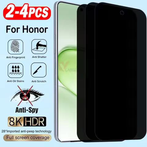 2-4pcs Privacy Screen Protector for Honor 600 Lite 600e 500 400 Pro Magic 8 Lite Magic8 Pro Air Anti