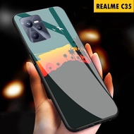 [A13] Realme C35 Case Realme C35 Glitter Glass Softcase Realme C35 Phone Case/ Realme C35 Case/