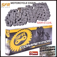 RANTAI utk 【SEMUA MOTOR】blh diguna (520H-O-114L) Timing Chain (Clip)(SFR)(OEM) Good QUALITY