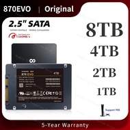 Original 870 EVO 1TB 2TB 4TB 8TB 500GB 250GB 2.5'' SATA SSD 870 EVO Internal Solid State Drive High Speed Storage Disk for PS5