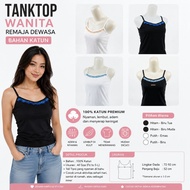 KATUN Contents Six 6 Lace Tank Tops Teenage-AdultWanitas BB 40-50 55-75 Kg Soft Comfortable Cotton M
