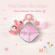 OFF WE GO Pink Cover Case Wuling Cloud Ev Key Case Binguo/ Air EV 2024/2025 Wuling Keyless Remote Ke