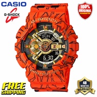 Original G-Shock GA110 Men Women Sport Watch Japan Quartz Movement 200M Water Resistant Shockproof and Waterproof World Time LED Auto Light Gshock Man Boy Girl Sports Wrist Watches with 4 Years Official Warranty GA-110JDB-1A4 (Ready Stock Free Shipping)