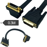 90 Degree Bending Extension Cable DVI24+1 Cable Computer Monitor dvi Cable HD Cable Connection Cable