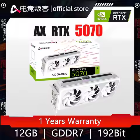 AX GEFORCE RTX 5070 Graphic Card 192bit 12GB X3W GPU GDDR7 RTX5070 Gaming GPU carte graphique