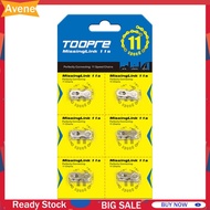 6 Pairs Bicycle Chain Link Connector MTB Road Bike Quick Master Links (11S)