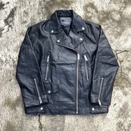 Jaket semi kulit premium perfecto ramones bikers H-Connect