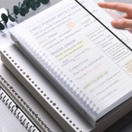 STOCK CLEARANCE Loose leaf binder A4/A5/B5 size grid paper line paper inspired japan style