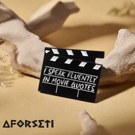 ENAMEL PIN QUECLAPPERBOARD BROOCH PIN BROOCH/ COUPLE PIN/ AESTHETIC PIN/ CUTE PIN/ BUTTON PIN/ PIN B