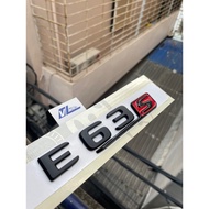 E63s aml letter - E63s embossed sticker - E63S Logo - E63s mercedes Logo
