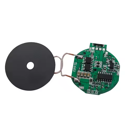 Micro USB Qi Standard Wireless Charger Transmitter PCBA Board DC 5V Coil Wireless Battery Power Bank