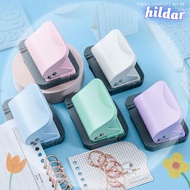 HILDAR 6-Hole Paper Punch, Notebook Scrapbooking Binding Labor-saving Round Hole Puncher, Useful For