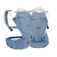 i-angel - i-angel 4合1 New Miracle 四季型腰櫈揹帶 - 淺藍色 ( 防水外層)