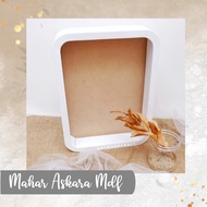 [20X30] ASKARA Askara Dowry Frame / White Askara Frame Wedding Dowry 20x30 cm