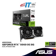 ASUS DUAL GeForce RTX 5060 8GB GDDR7 OC GRAPHICS CARD | DUAL-RTX5060-O8G // DUAL-RTX5060-8G