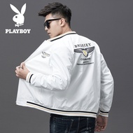 Playboy Jacket Mens Spring and Autumn Korean Trend Baseball Uniform Casual Coat Embroidery Fashion M