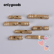 ONLYGOODS1 10Pcs Barrel Hinge Folded Useful Connector Soft Close Pure Copper Invisible Furniture Hardware