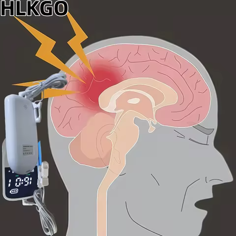 Vagus Nerve Stimulation for Sleep and Anxiety, CES Therapy Ear Clip Device with Pulse Electronic Acu