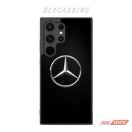 Hardcase Casing Cover Samsung Galaxy S25 S24 S23 S22 S21 A56 FE Plus Ultra 5G Mercedes Emblem BC410