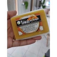 Alum SOAP PLUS TURMERIC, Midwife Liza's RESDUNG SOAP BRIGHTENS THE BODY'S SKIN REMOVES BODY ODOR FEE
