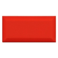 Keramik Dinding Interior Cafe Venus Takko Red Glossy Bevel 10x20 Cm