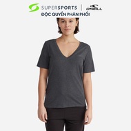 [NEW] Áo Thun Nữ ONeill Essentials V-Neck - Xám - N1850007-19010