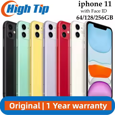 Apple iphone 11 Unlocked Original Used Cell phones 6.1" Liquid Retina Display 64/128/256GB LTE Mobil