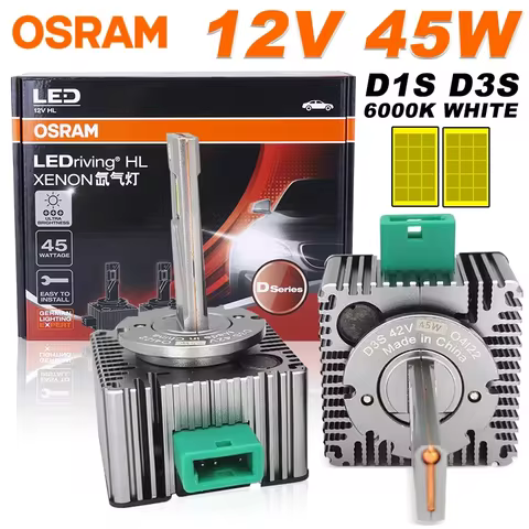 OSRAM D1S LED D3S LED Bulb 90W High Power of 2pcs D3S LED CANbus HID Xenon Upgrade Kit 1:1 Plug and 
