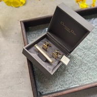 Christian Dior 䄂扣 領帶夾 禮盒套裝 Monsieur