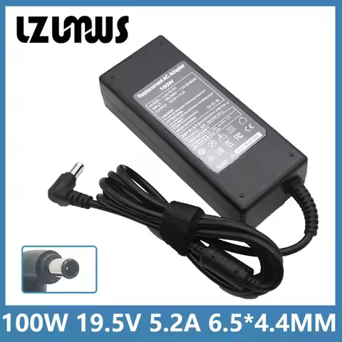 19.5V 5.2A 100W 6.5*4.4MM Charger AC Laptop Adapter For Sony VAIO PCG-61511L VGP-AC19V20 VGP-AC19V29