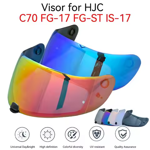 Motorcycle Helmet Visor Shield for HJC HJ-20M FG-ST FG-17 C70 IS-17 Viseira Capacete Uv Protection S