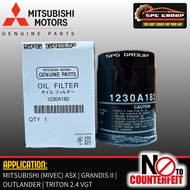 100% GENUINE MITSUBISHI OIL FILTER ASX GRANDIS II OUTLANDER TRITON 2.4 VGT (MIVEC ENGINE)