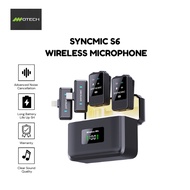 SyncMic S6 Wireless Microphone Noise Reduction, 5H Battery, For iPhone/Android Live, Type-C & Lightn