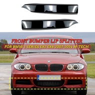 For BMW 1 Series E82 E88 Front Bumper Lip Splitter Body Kit 118d 120d 120i 125i 135i 2007-2014 M-Tec