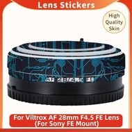 For Viltrox AF 28mm F4.5 FE Decal Skin Anti-Scratch Vinyl Wrap Film Camera Body Protective Sticker C