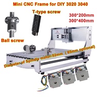 LY Mini CNC Frame 3axis 4axis With Stepper Motor of Engraver Milling Machine for DIY CNC 3020 3040 6