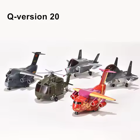 Q version fighter the Year of the Loong commemorative aircraft model J20 straight 20 alloy aviation 