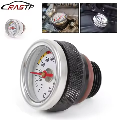 RASTP-Motorbike Oil Temperature Gauge M20x1.5 For Haojue TR300 / Harley-davidson X350 Engine Valve C