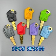 5PCS 5P8500 Key Ignition Start and Door Lock High Quality Key For CAT Excavator Dozer Loader 5P8500