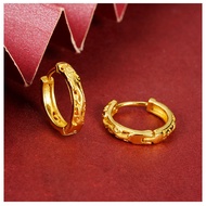 Discount in Limited Time 916金时尚耳环/龙图案耳环916金 be3