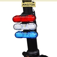 MASSTEK @Johor USB Rechargeable Rear Light Cycling Blinker LED Taillight Safety Warning Light 17827