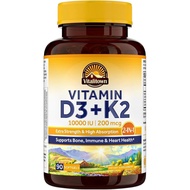 Vitamin G3K2, Vitamin G3 1,000 IU, Vitamin K2 (M. C7) 200 Micrograms, 90 Soft Capsules, Non-Genetica