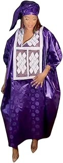 HD African Bazin Couple Clothes Traditional Embroidery Agbada Boubou Caftan Set for Man